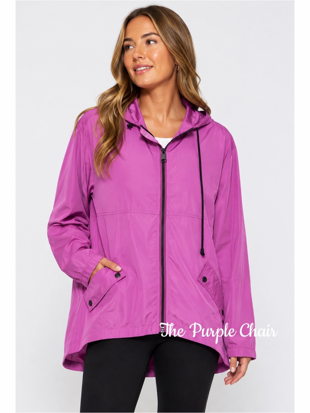 DKNY NWT Pink Long Sleeve Full Zip Hooded Jacket S